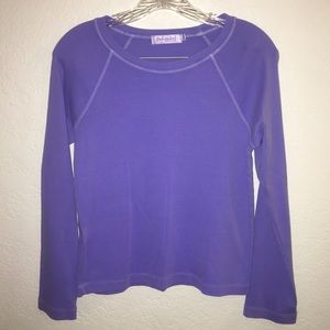 FRESH PRODUCE Sz L Periwinkle Blue LS T-Shirt